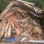 The contents of a shed to be cleared