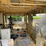Static caravan that we disposed of