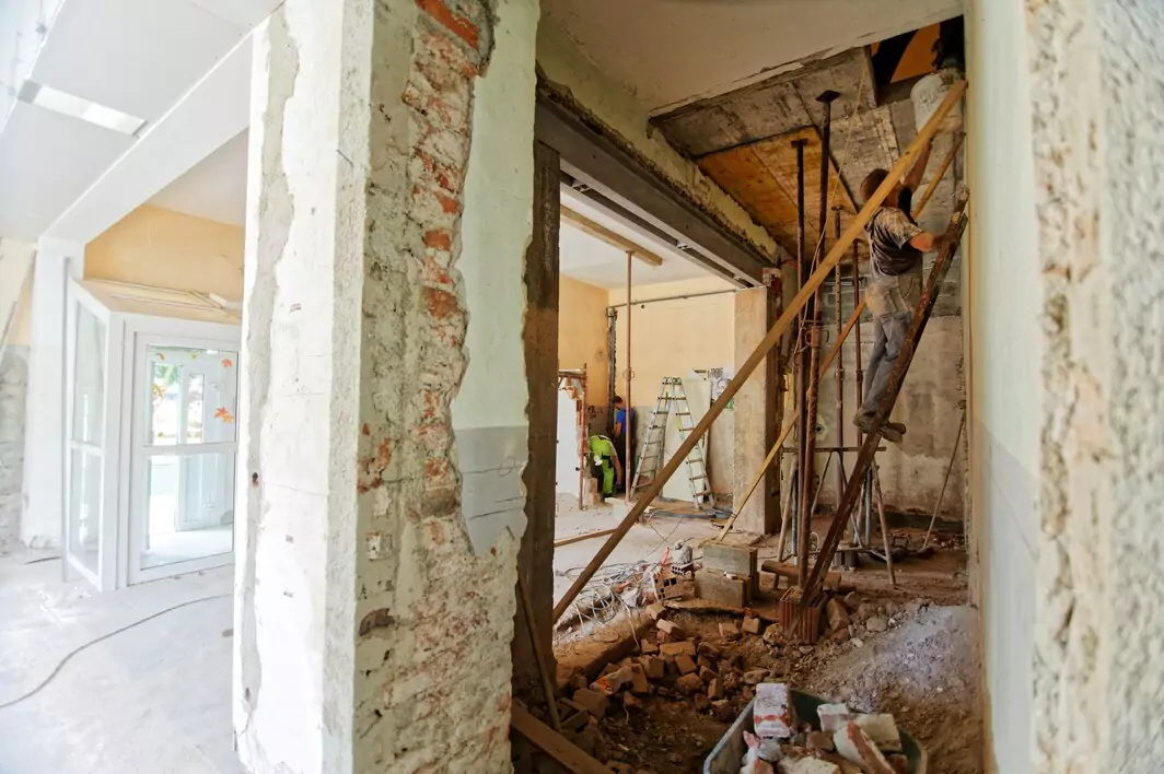 Commercial demolition project in Truro, Cornwall completed by D&S demolition services.